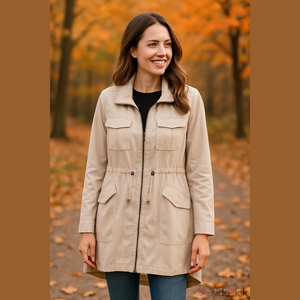 Torrid Lightweight Jacket Size 1 Colour Cream